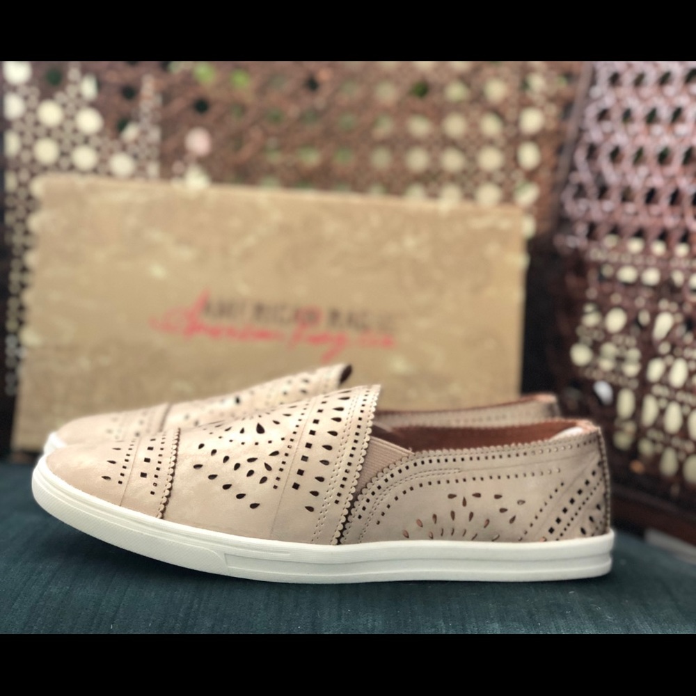 Gold Shannen Slip-On Sneakers, Size 9, NWT
